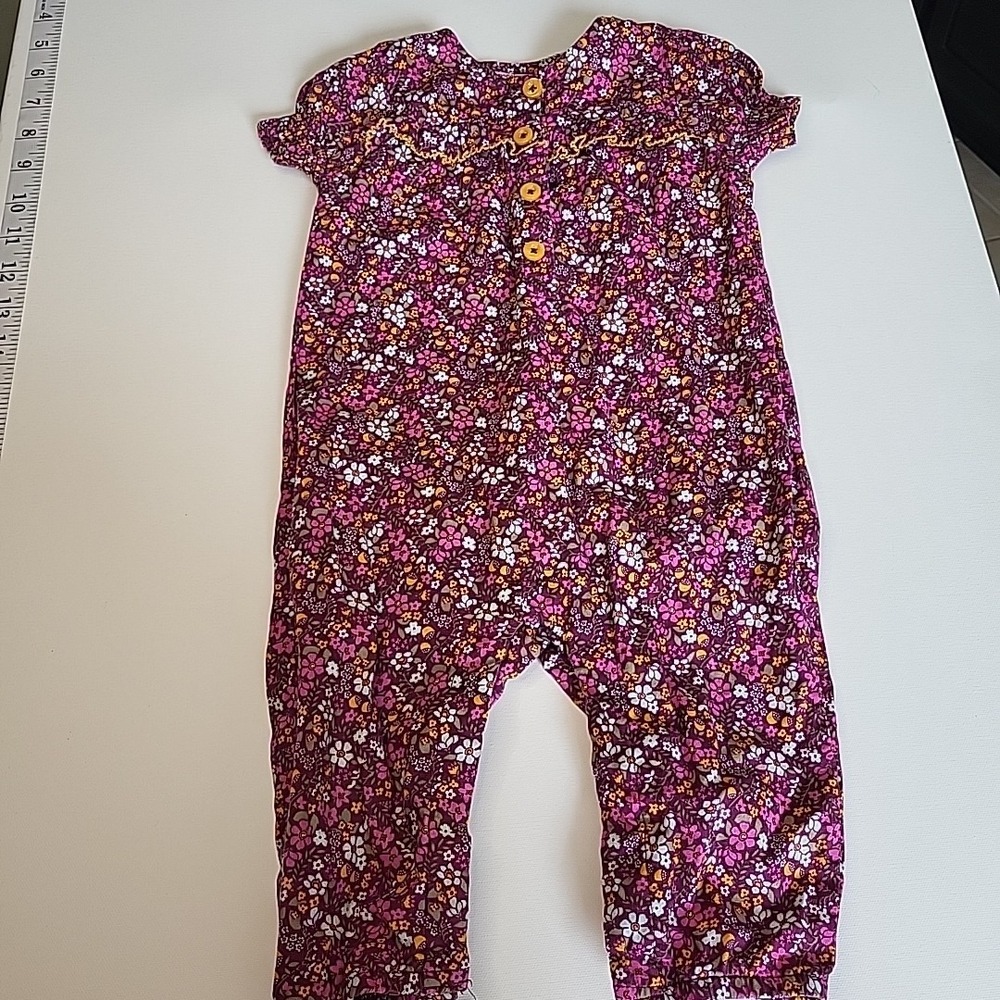 PENELOPE MACK LTD One‎ Piece Purple FLORAL Outfit Size 6-9mo